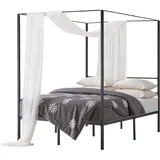 Vevor Himmelbett 140 x 200 cm Schwarz