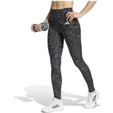 adidas Optime Essentials Stash Pocket, Full-Length Damen Tights, schwarz - XL