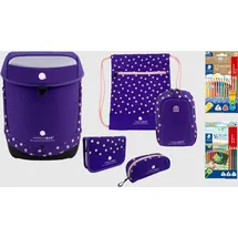 innovabaq Schulranzen-Set 8-tlg. Viola Pastell