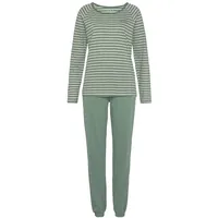 VIVANCE DREAMS Damen Pyjama Grün Gr.36/38