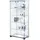 Kerkmann Glasvitrine Expoline 85 x 42,5 x 180 cm Silber