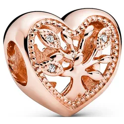 Pandora Charm Moments Offen gearbeitetes Stammbaum Herz 788826C01 - roségold