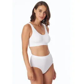 SCHIESSER Bustier nahtlos, stützend, für Damen, WEISS, S