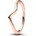 Pandora Fingerring Pandora Polierte Welle Ring 183095C00 58