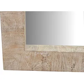 MiaMöbel Spiegel Suri rechteckig Glas, Massivholz Mango