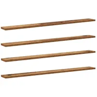 VidaXL Regalbrett 4 pcs Braun 100 x 10 x