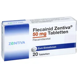 Flecainid Zentiva 50 Mg Tabletten 20 St