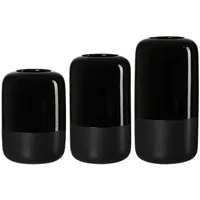 Ritzenhoff & Breker Dome Vasen-Set 3-teilig Schwarz