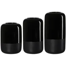 Ritzenhoff & Breker Dome Vasen-Set 3-teilig Schwarz