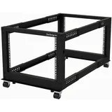 Startech 8u Open Frame Rack Mit 22-40 Zoll Tiefe - Black