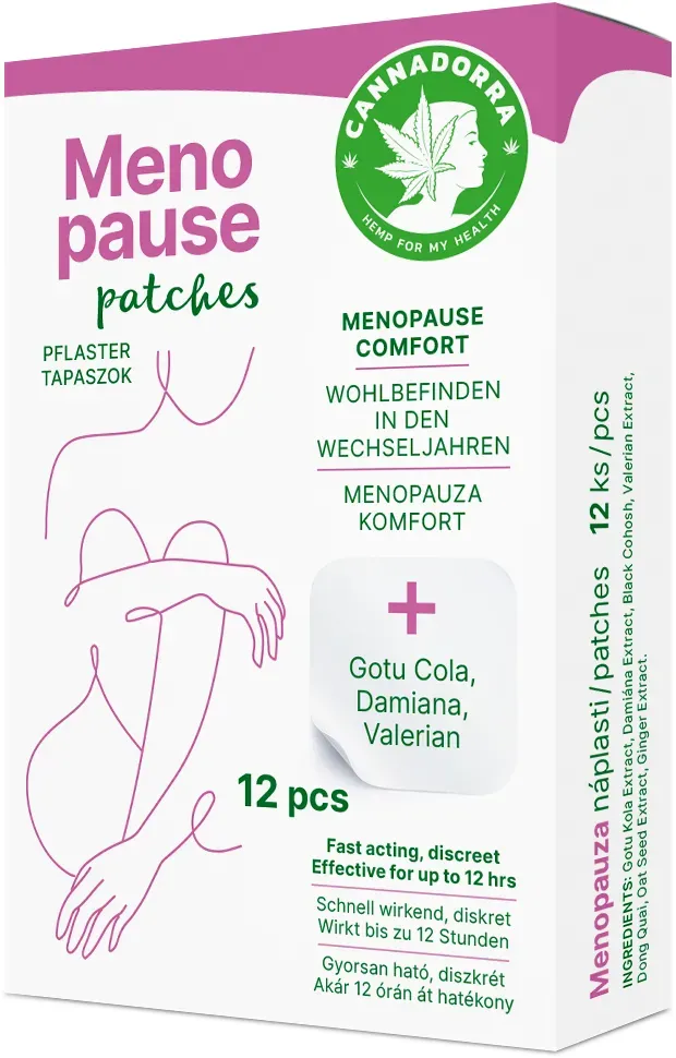 Hanf Gesundheit Menopause – Pflaster für Frauen, 12 Stk.