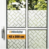 Hinrichs Fensterfolie 2527, Karooptik, selbsthaftend, 42cm x 2m