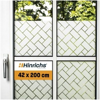 Hinrichs Fensterfolie 2527, Karooptik, selbsthaftend, 42cm x 2m
