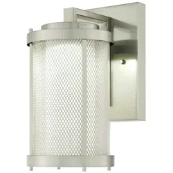 Westinghouse Dimmbare LED Außenwandleuchte Skyview Nickel mit Gitter