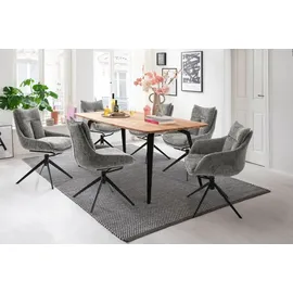 MCA Furniture MCA Stuhl Parker Stoff Grau Anthrazit