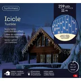Lumineo Lichtervorhang LED 11 m warm weiß