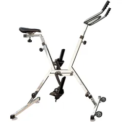 Heimtrainer GRE "Aquabike AQB2", silber (edelstahlfarben), B:60cm H:147cm L:115cm, Fahrradtrainer, für Wassertiefe bis 150 cm, BxLxH: 60x115x147 cm