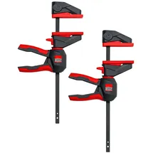 Bessey Einhandzwinge Kunststoff/Polyamid/ Stahl 110 mm schwarz/rot
