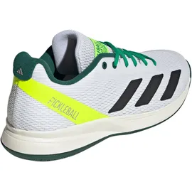 adidas Herren Pickleball Shoes, FTWR white/core black/collegiate green 48 2/3