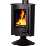 HS-Flamingo Warmluftofen | Masterflamme Piccolo II | 7 kW | Schwarz