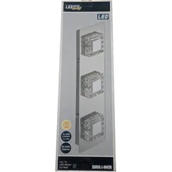 Briloner LED Deckenleuchte Noble Chrom 15W 1200lm 3000K (Warmweiß)