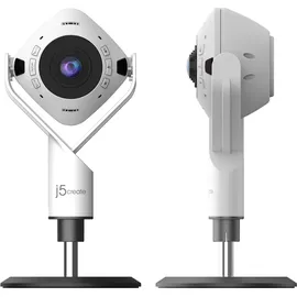 j5create JVU368-N 360°-AI-gesteuerte-Webcam mit Freisprecheinrichtung (2.10 Mpx), Webcam with Speakerphone