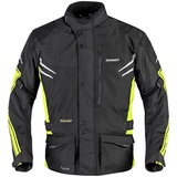 Germot Tyron, Textiljacke wasserdicht - Schwarz/Neon-Gelb/Grau - XL