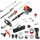 Vevor 6-in-1 Heckentrimmer Benzin-Heckenschere 33CC Langstielheckenschere 0,8L