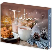 itenga Adventskalender Tea Time mit Tee 50 x 35 x 4,6 cm