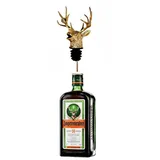 Jägermeister Kräuterlikör 0,7l 700ml (35% Vol) + Hirschkopf Ausgießer Flaschena