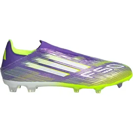 adidas F50 League Laceless FG/MG Purple Rush / Cloud White / Lucid Lemon 45 1/3