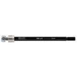 XLC Steckachse M12 x 1,75 174-180mm Schwarz/Silber