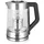 EMERIO WK-122730 Teebereiter Edelstahl, Schwarz, Glas
