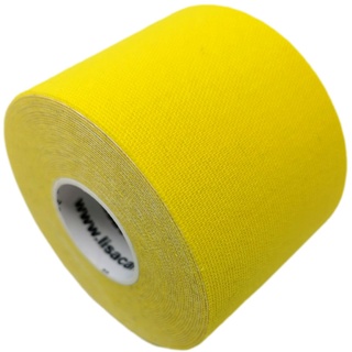 Nastro kinesiologico LisaCare - Giallo 5cm x 5m 1 pz Bendaggio/i