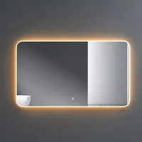 Doporro Design LED-Spiegel Wandspiegel 60x120cm Badezimmerspiegel Beschlagfrei 5 mm