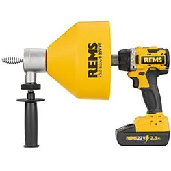 REMS Mini-Cobra S 22V VE Akku-Rohrreinigungsgerät 170027R220 mobiles, handliches Akku-Rohrreinigungsgerät