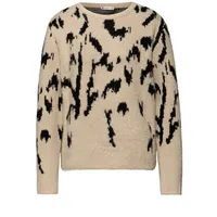 STREET ONE Strickpullover in melange schwarz - 0001 |