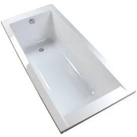 Sanicomfort Badewanne Komplettset Form 170x75 cm inkl. Wannenträger und Ablauf