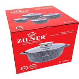ZILNER Marmor Kochtopf 6,8 L 28 cm rund