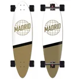 madrid SKATEBOARDS Longboard BLUNT WORLD WHITE/GOLD 36” (1-St)