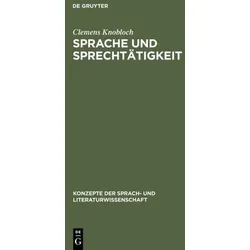 Sprache und Sprechtätigkeit