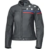 Held Midway Damen Lederjacke schwarz-weiss, Größe 46