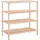 vidaXL Schuhregal 74 x 67,5 x 26 cm beige