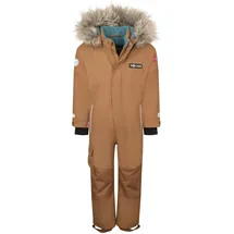 TROLLKIDS Kinder Kirkenes Schneeanzug (Größe 98, braun)