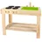 Esschert Design Matschküche S, Spielküche aus Holz für Kinder Kinderküche Outdoor mit Spülbecken