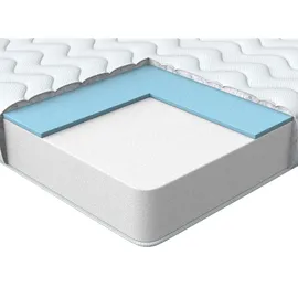 Beliani Frosty Matratzentopper 140 x 200 cm weiß