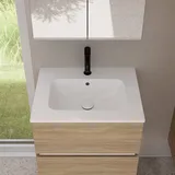 Evineo ineo5 evo Slim-Möbelwaschtisch B: 61,5 T: 46,5 cm, BE0834WH,