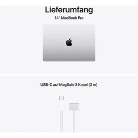 Apple MacBook Pro M5 2025 14'' 16 GB RAM 1 TB SSD 10-Core GPU Silber