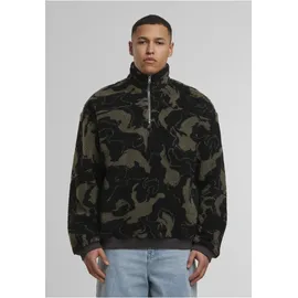 URBAN CLASSICS Oversized Teddy Troyer Oliveswirl XL