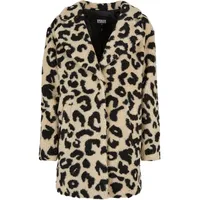URBAN CLASSICS Damen TB5432-Ladies Oversized AOP Sherpa Coat Jacke,